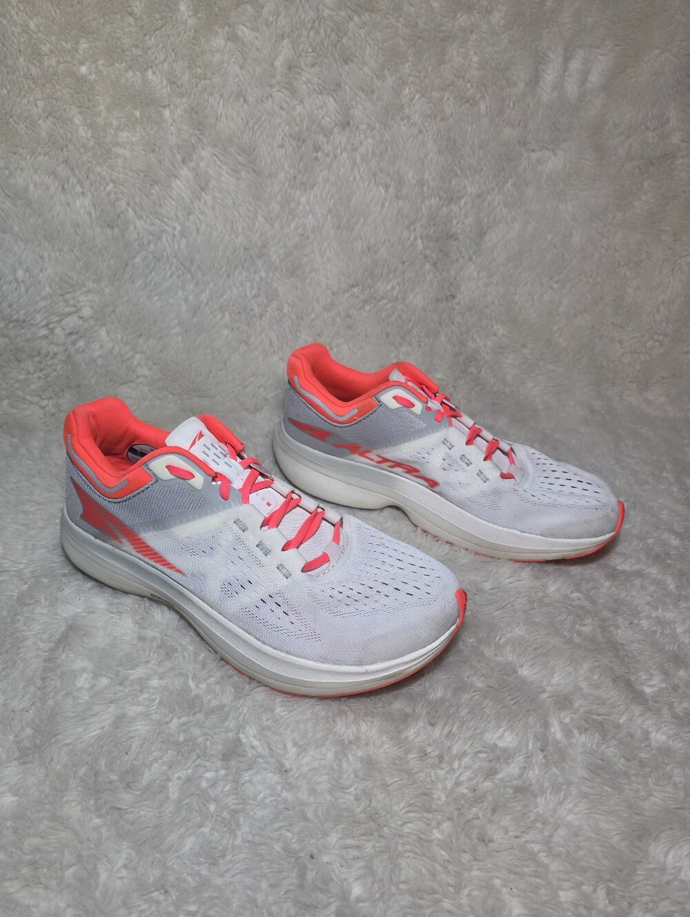 Altra Vanish Tempo Women's Running Shoes Size 9 White Coral EGO PRO Zero Drop